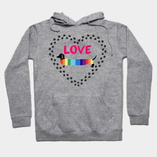 Love Dachshunds Hoodie